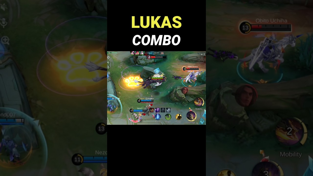 Lukas mlbb - Combos 