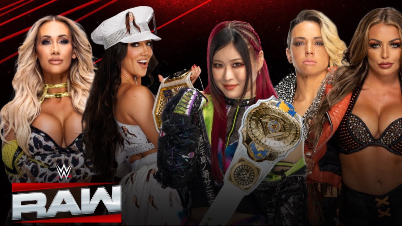 WWE 2K25 RAW INTERCONTINENTAL WOMEN’S CHAMPIONSHIP 5 WOMEN’S LADDER MATCH