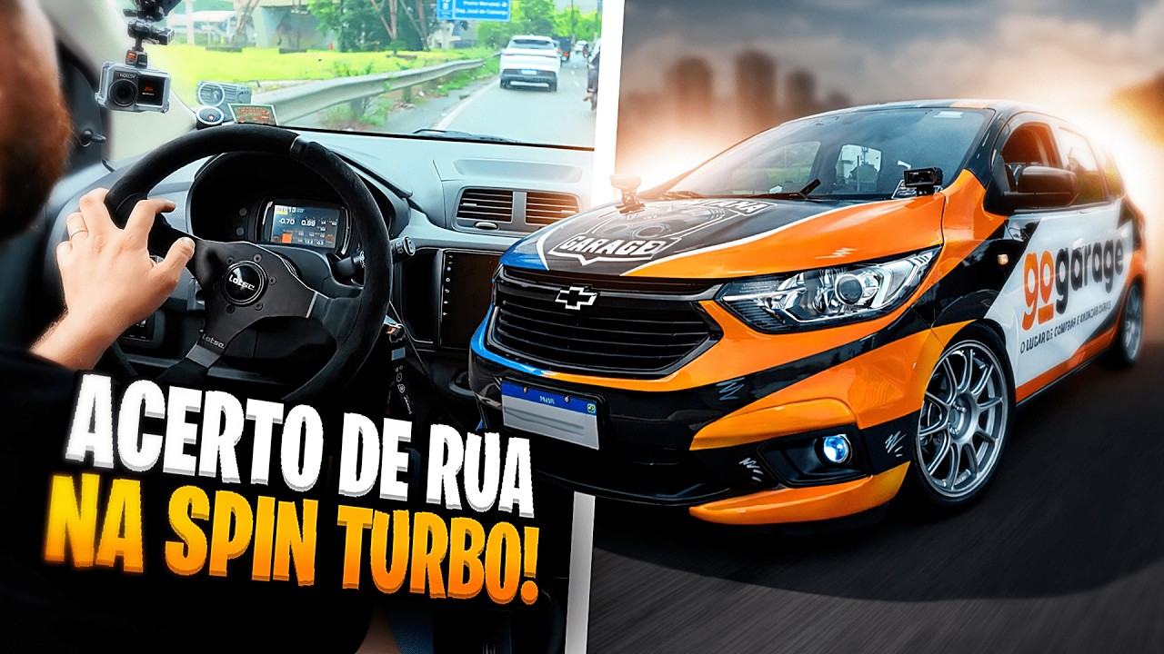 ACERTO DE RUA NA SPIN TURBO! AGORA COMEÇOU A FICAR SÉRIO!