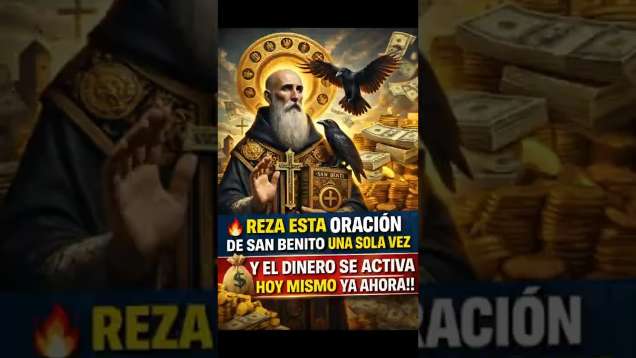 DINERO INESPERADO CON ESTA ORACIÓN A SAN BENITO 💸 