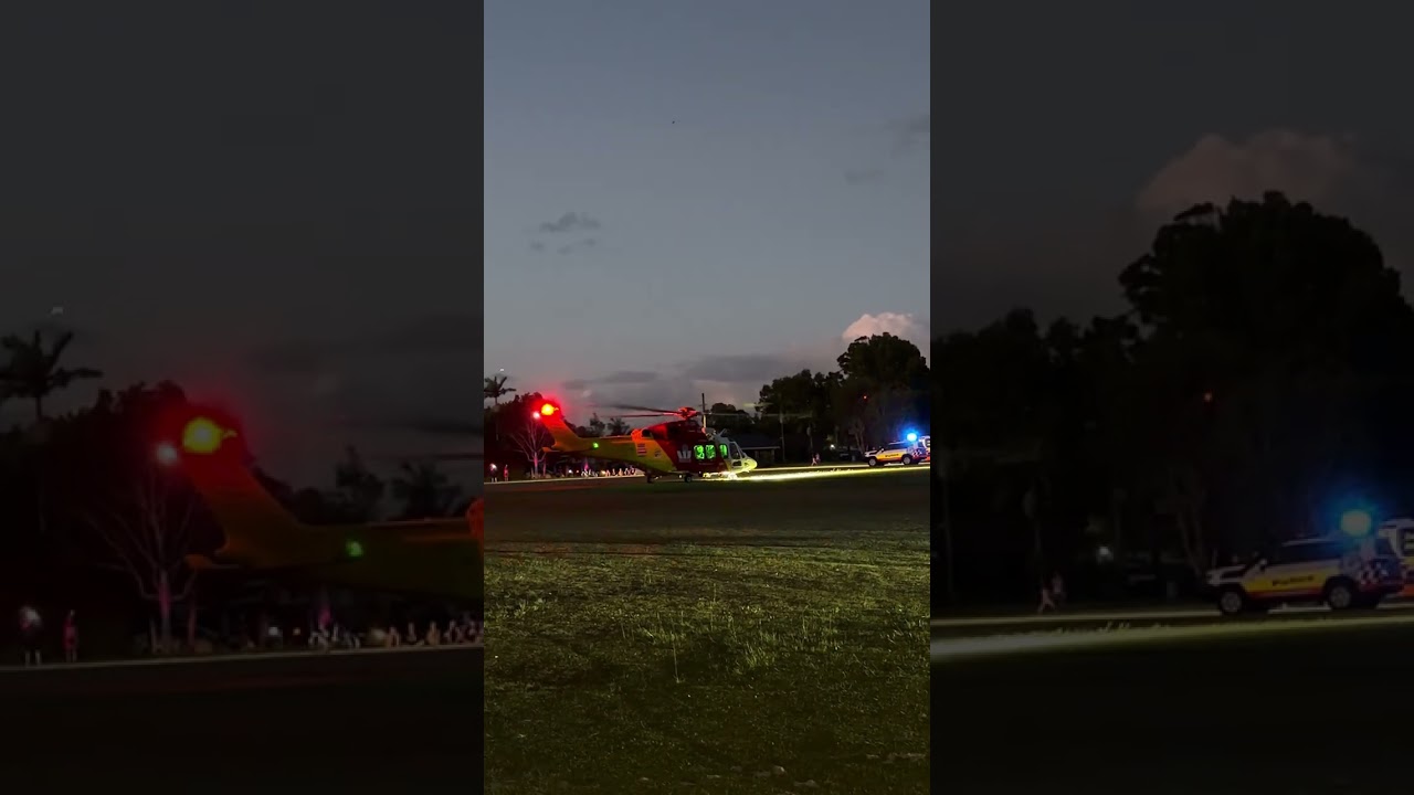 Westpac 1 take off from park in Ballina 28-2-26