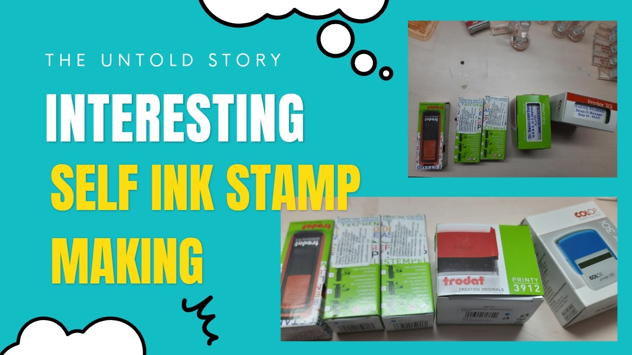 Self ink Stamp Making | how self inking stamps work | how self inking stamps are made |