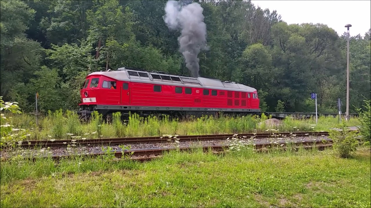 Panzer auf der Schiene - Militärzüge von und nach Marienberg (mit 232 280, 143 055 und 233 572)