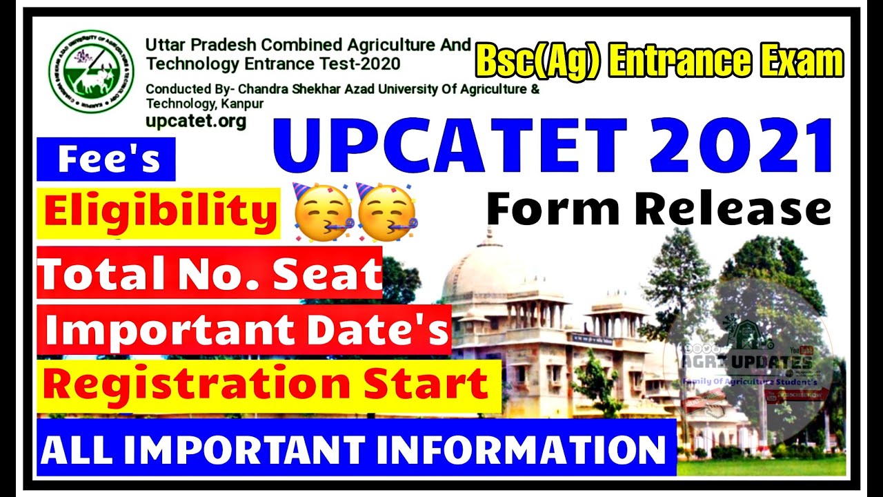 UPCATET 2021 | UPCATET Form Release | Important Date's,Eligibility,Total Seat,Fee | All Information🔥