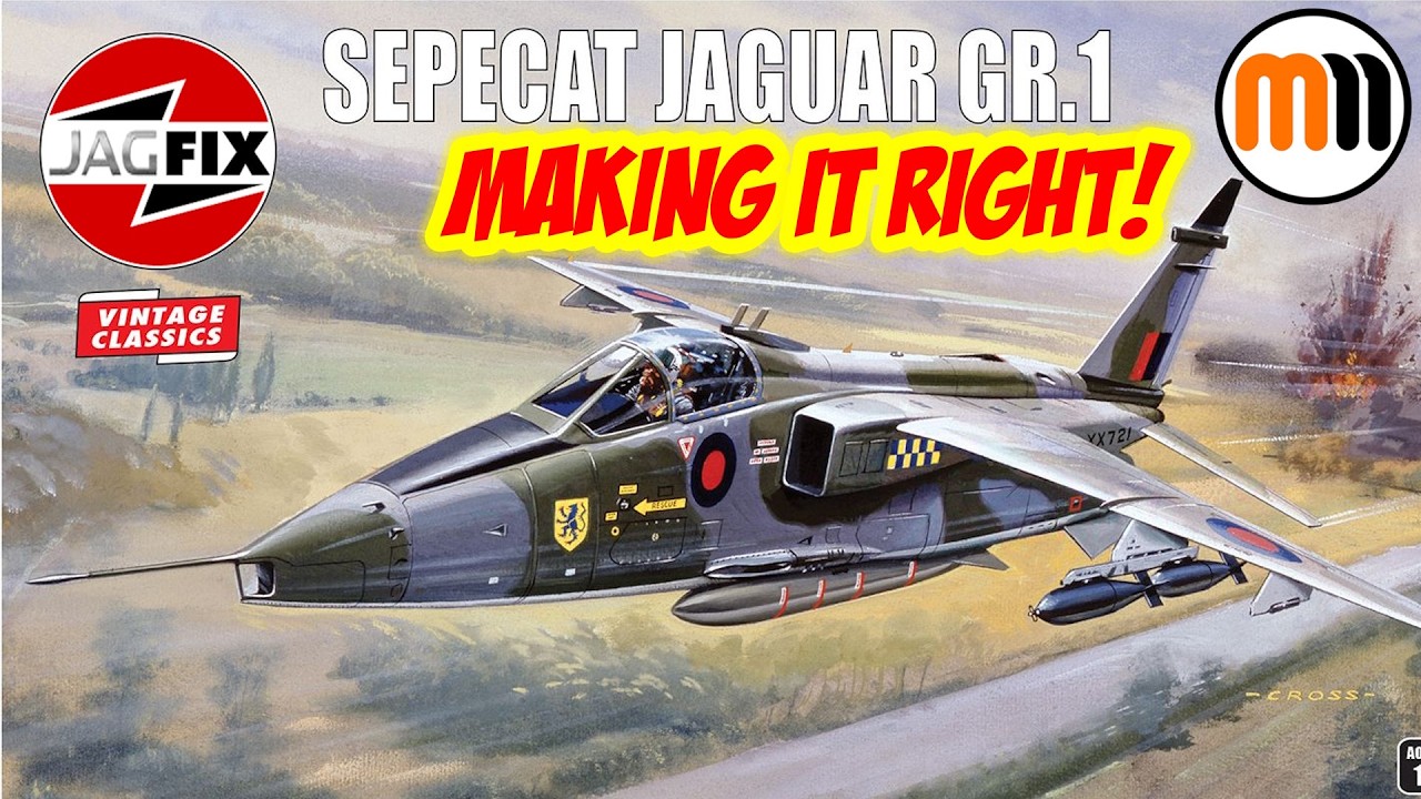 Исправление ошибки Airfix — исправление набора Vintage Classic Jaguar в масштабе 1/72