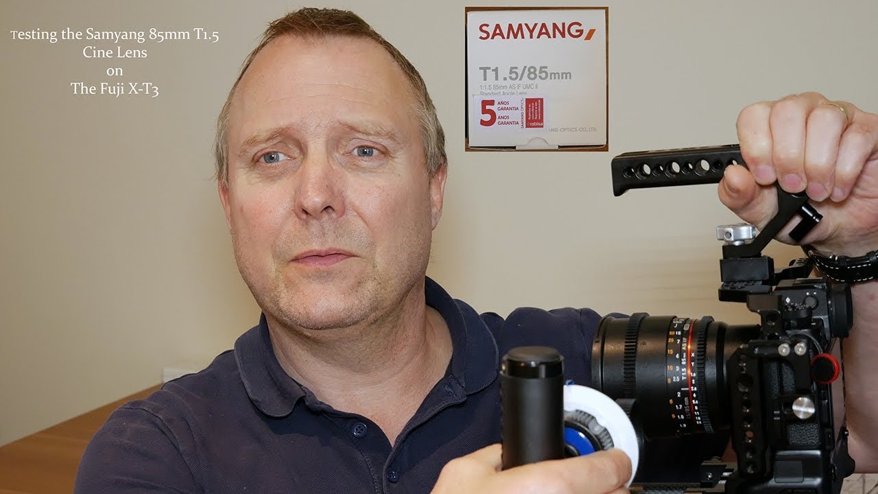 Samyang 85mm T1.5 Cine lens on a Fuji X-T3 Video and Stills