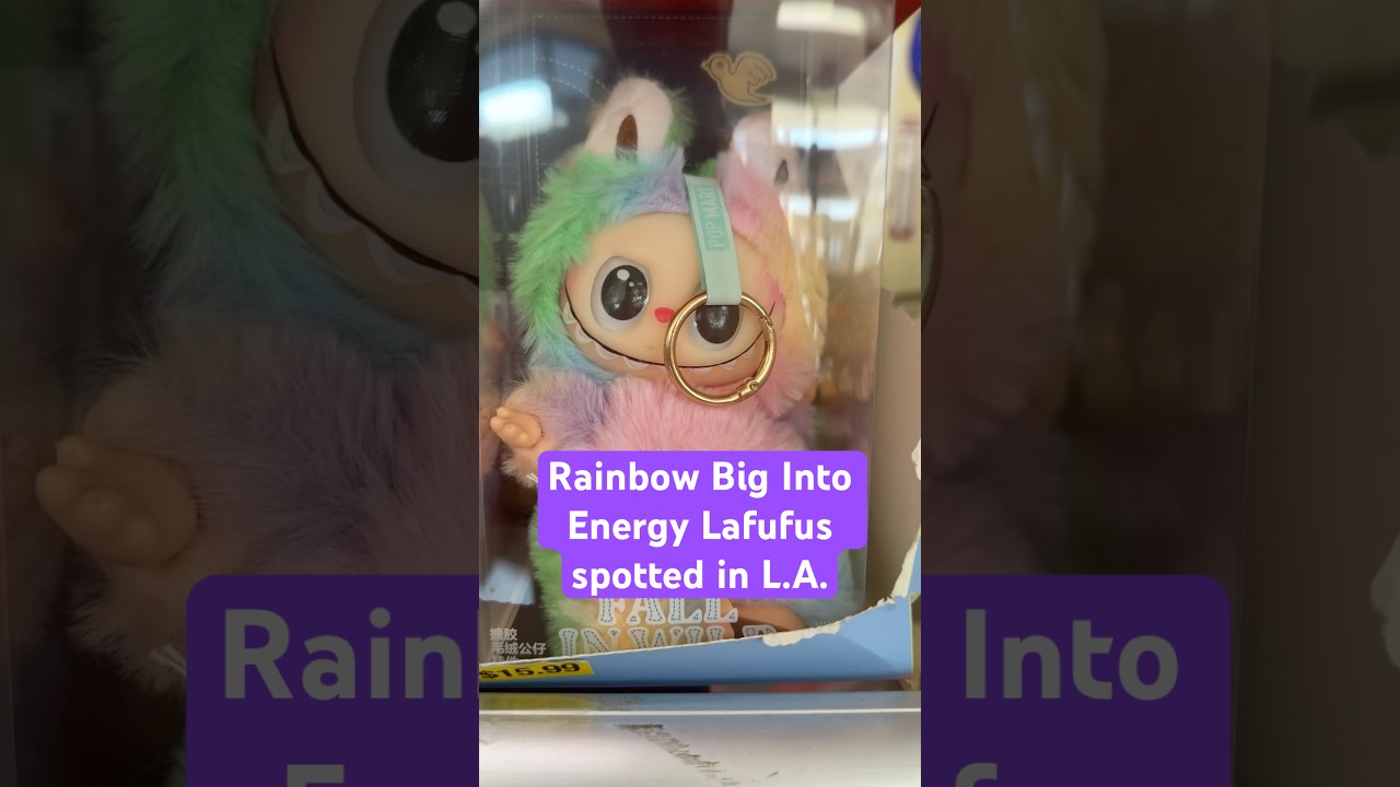 Rainbow Big Into Energy Lafufus already spotted in L.A. #labubu #lafufu #popmart