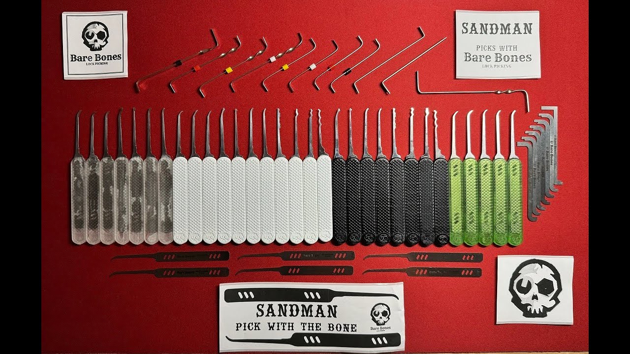 (40) BARE BONES LOCK PICKS