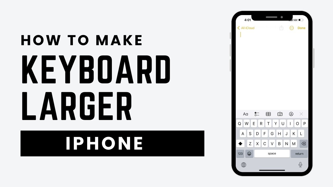 How to Make iPhone Keyboard Larger (Full Guide 2026)