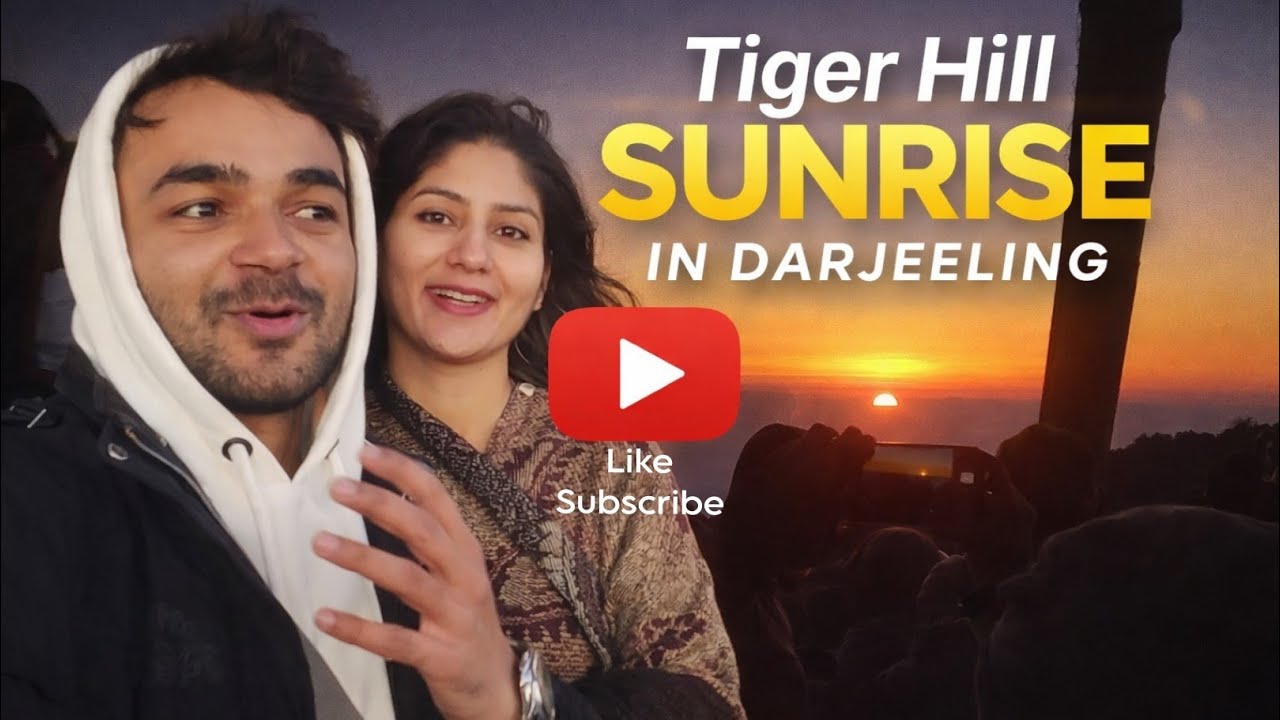 Tiger hill Sun rise Darjeeling #trending #darjeeling #sunrise #vlog #newvlog #creativecontentcreator