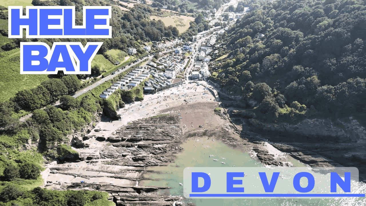 ILFRACOMBE DEVON, HELE BAY IN 4K, STUNNING DRONE EXPERIENCE