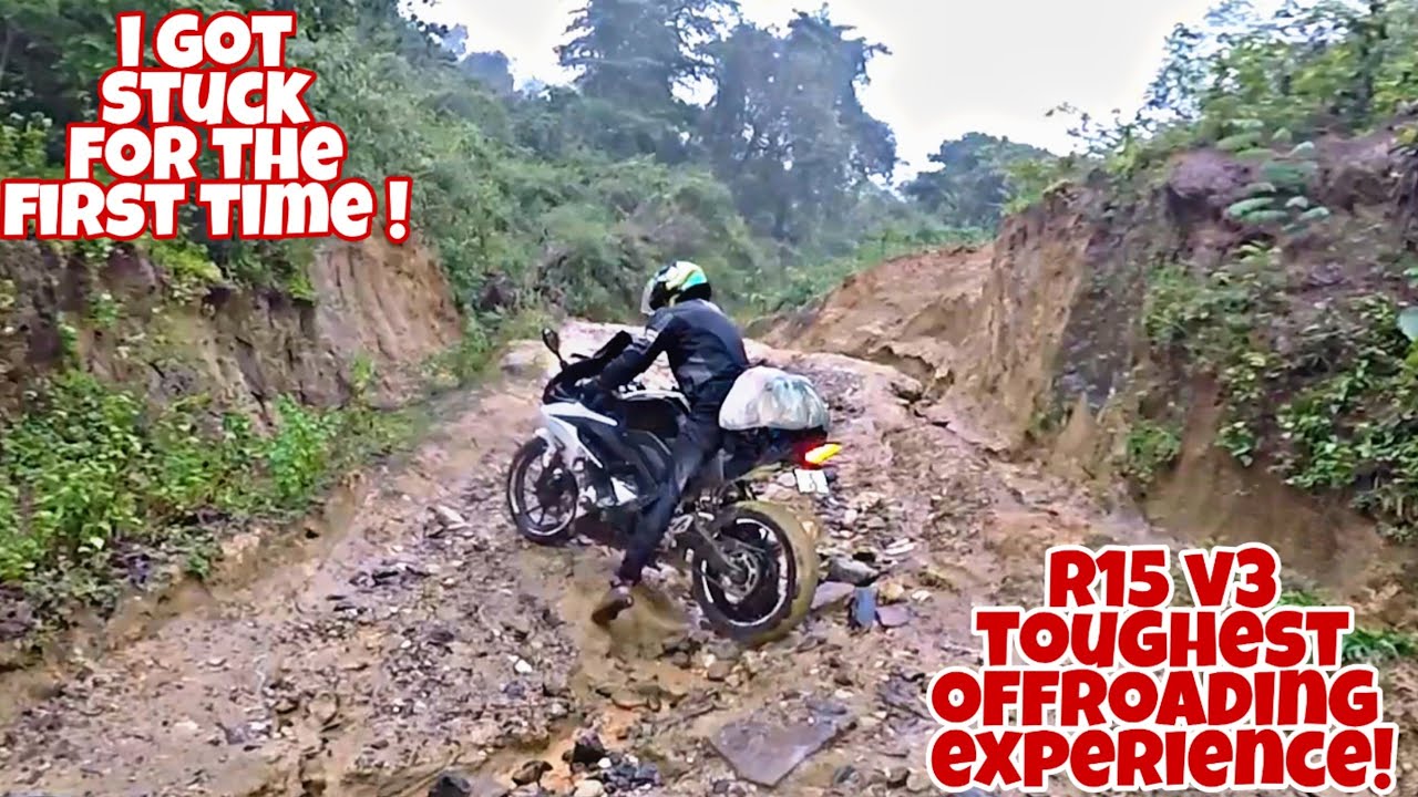 TOUGHEST Offroading on R15 v3 | I GOT STUCK FOR THE FIRST TIME