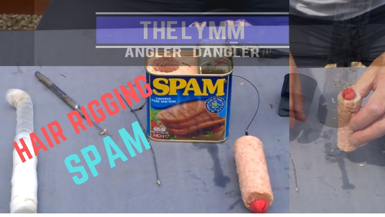 Best and neatest way to fish spam: hair rig /catfish and carp