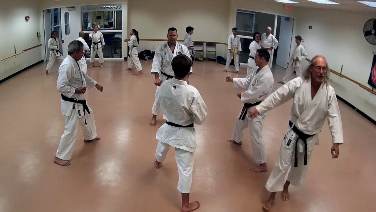 Karate four corners drills