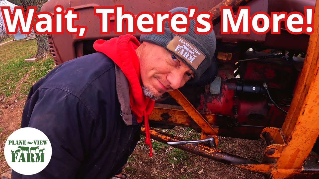 Демонтаж погрузчика Farmall M 1948 года, часть 2, продолжение.