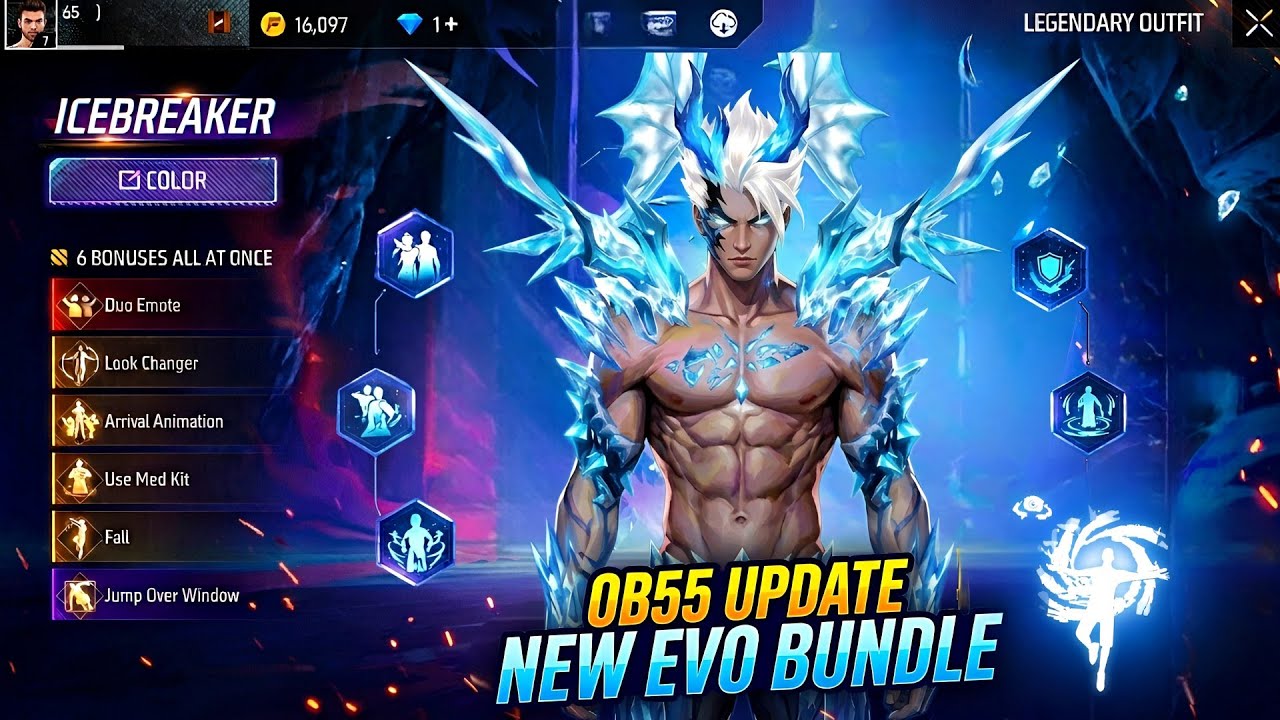 OB55 New Evo Legendary Bundle💥🤯Naruto Return Event Free Fire🥳| Free Fire New Event | FF New Event
