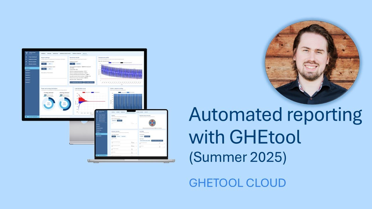 Automated reporting with GHEtool (Update Summer 2025)