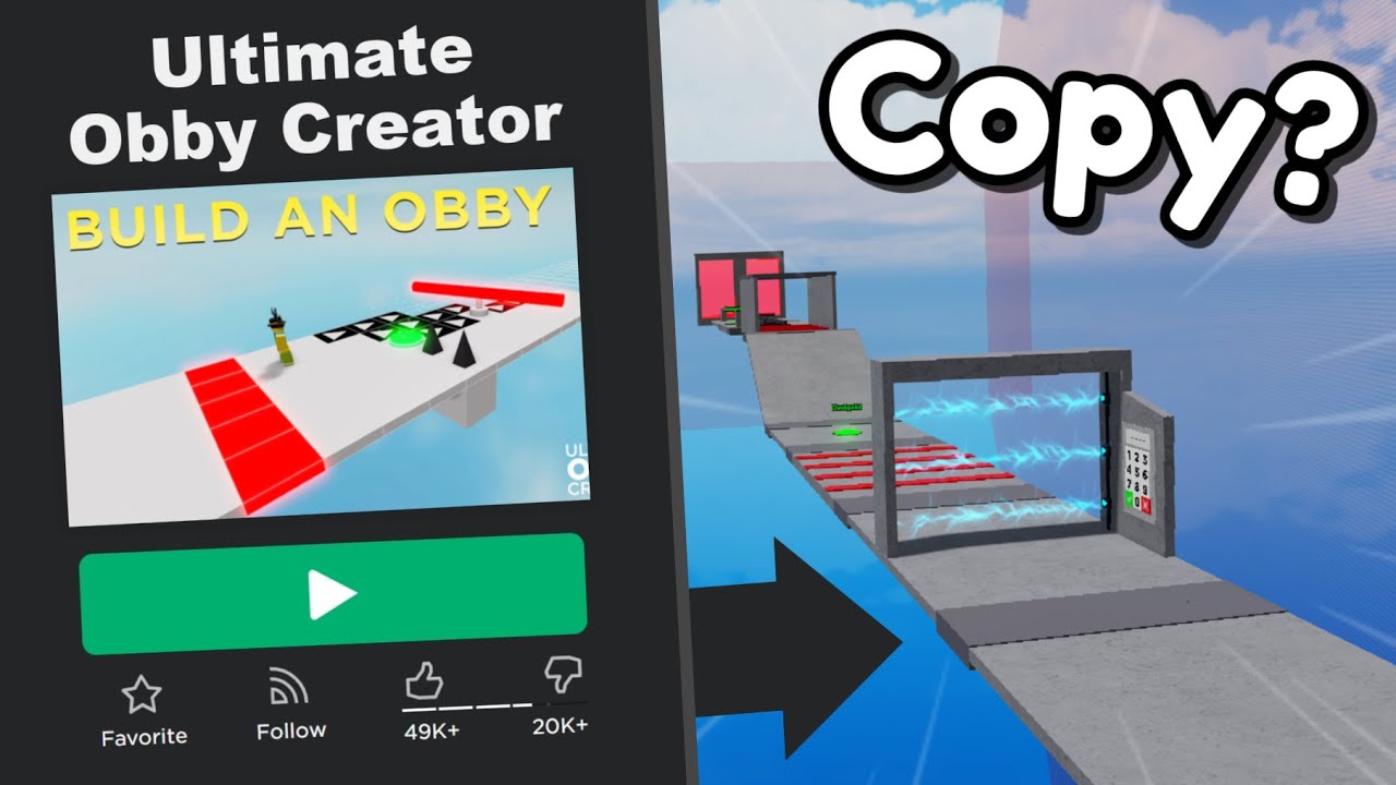 Playing Other Obby Creator Games (Roblox Obby Creator)