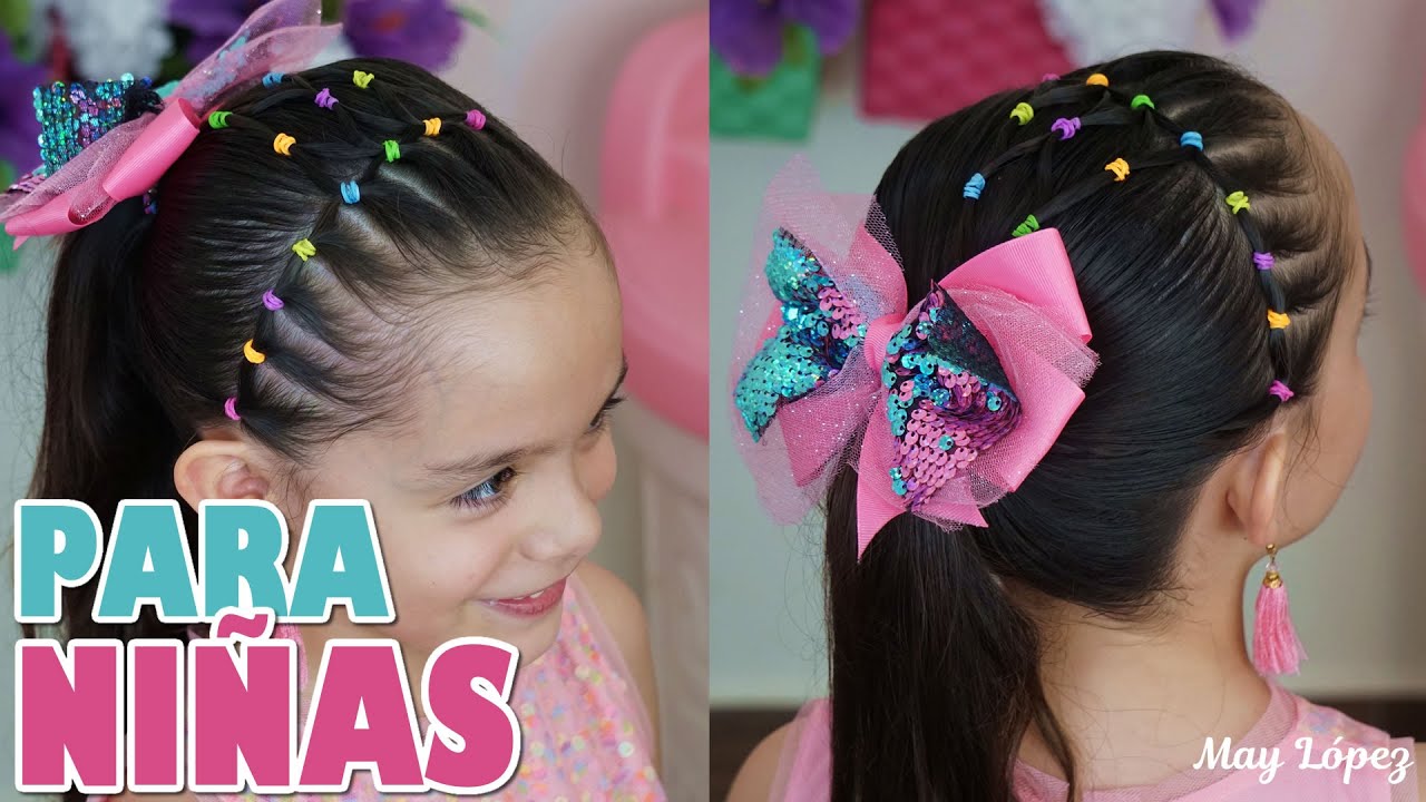 PEINADO LIGAS NIÑAS FACIL