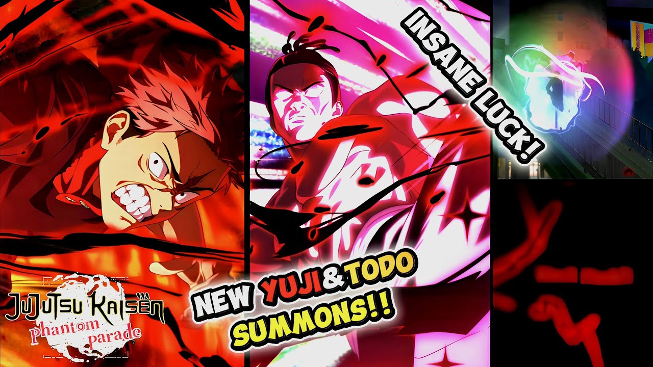 NEW YUJI & TODO SUMMONS?! 😱 | Phantom Parade Gacha #phantomparade #yujiitadori #todoaoi 