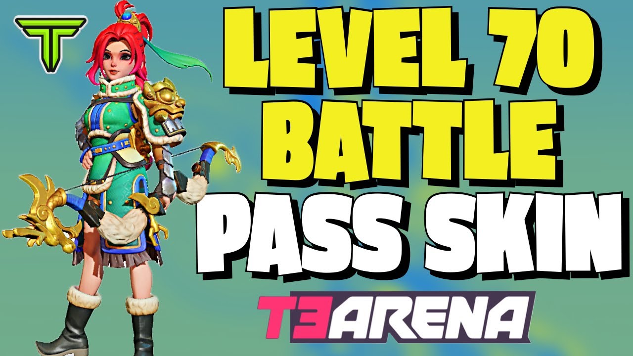 T3 Arena How To Play Hua Ling Level 70 Mulan BattlePass Skin