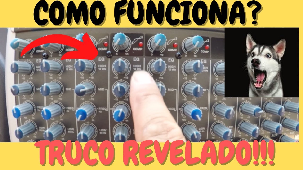 Como usar el ecualizador semiparametrico en mezcladora de audio