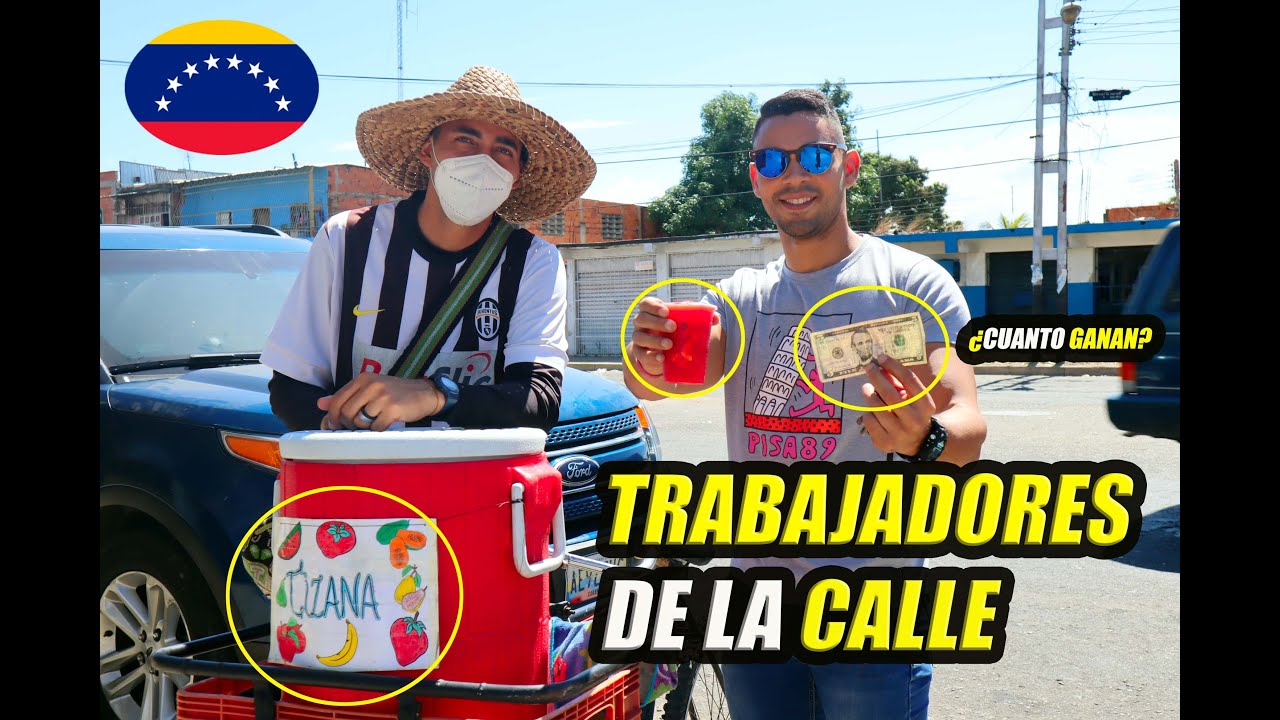 👨‍🔧TRABAJADORES DE LA CALLE 🛣️ ¿CUANTO GANAN 🤑 ? NO LO CREERAS 😱  VENEZUELA 🇻🇪