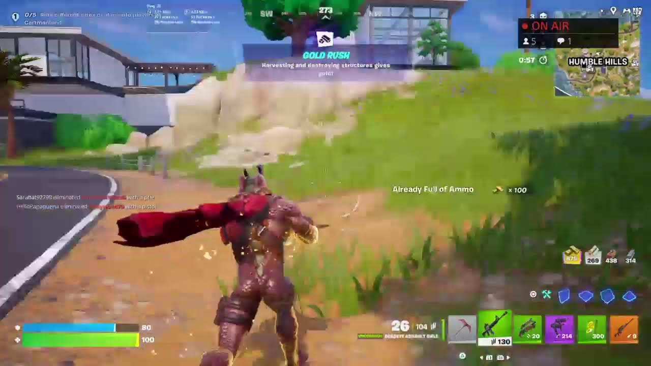 Fortnite live stream