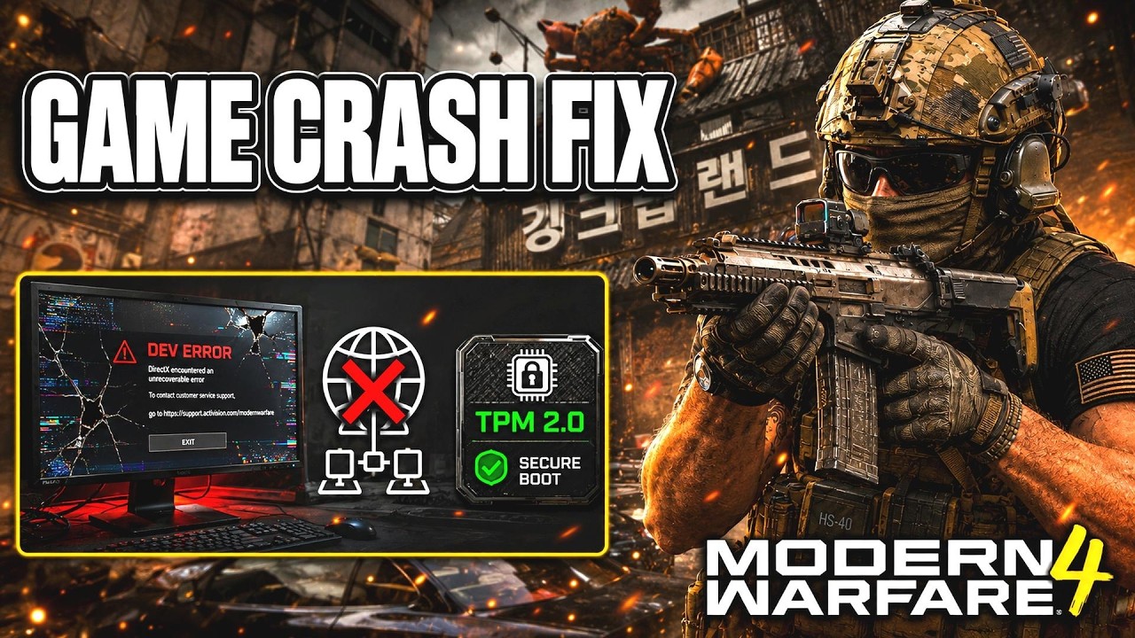 Modern Warfare 4 Keeps Crashing Fix - Full Guide