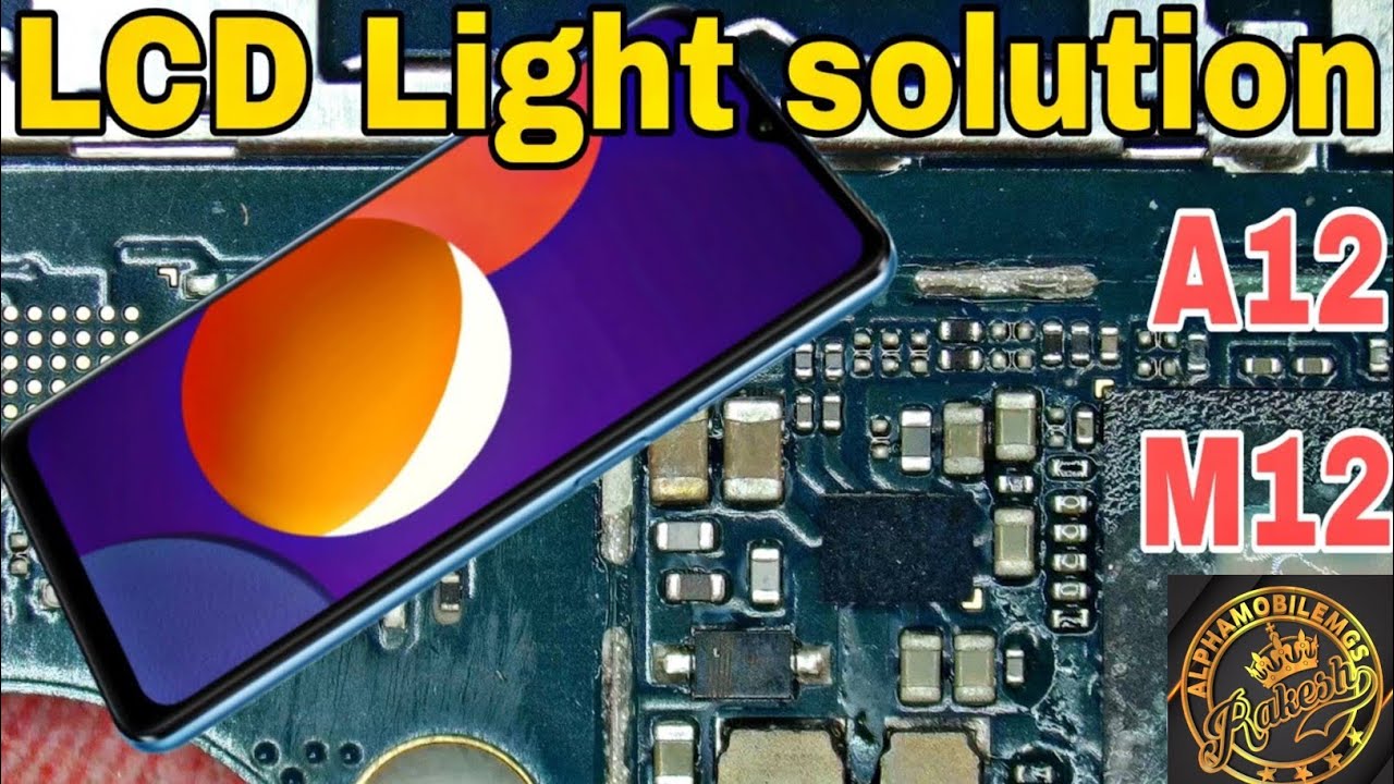 Samsung M12/A12 Display Light Solutions || Samsung A12 Display Light Problem