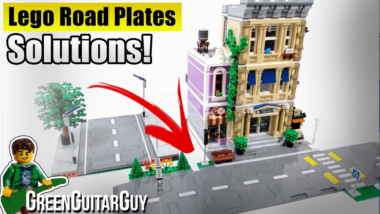 New Lego Road Plate Solutions- GreenGuitarGuy