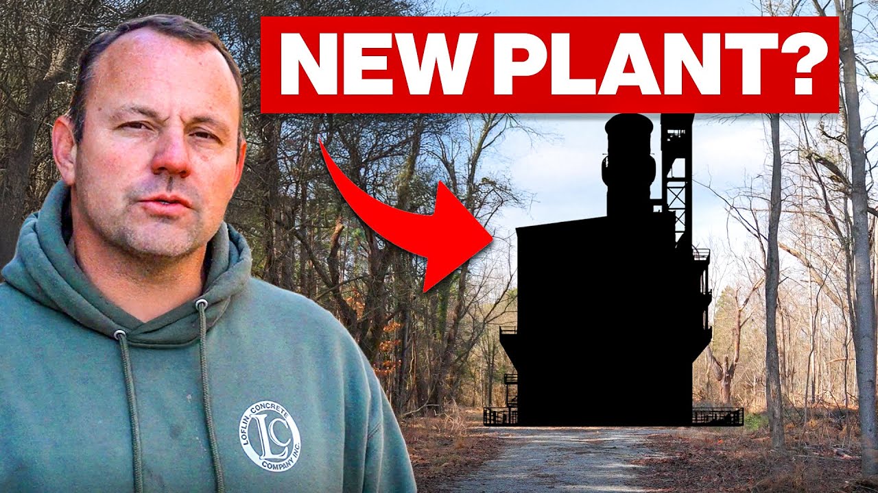 Breaking Ground! New High-Production CEMCO Concrete Plant #3 | Loflin Concrete
