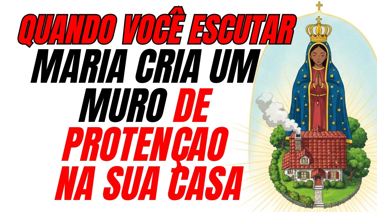 Quando essa canção toca… Nossa Senhora cria um MURO de proteção em sua CASA