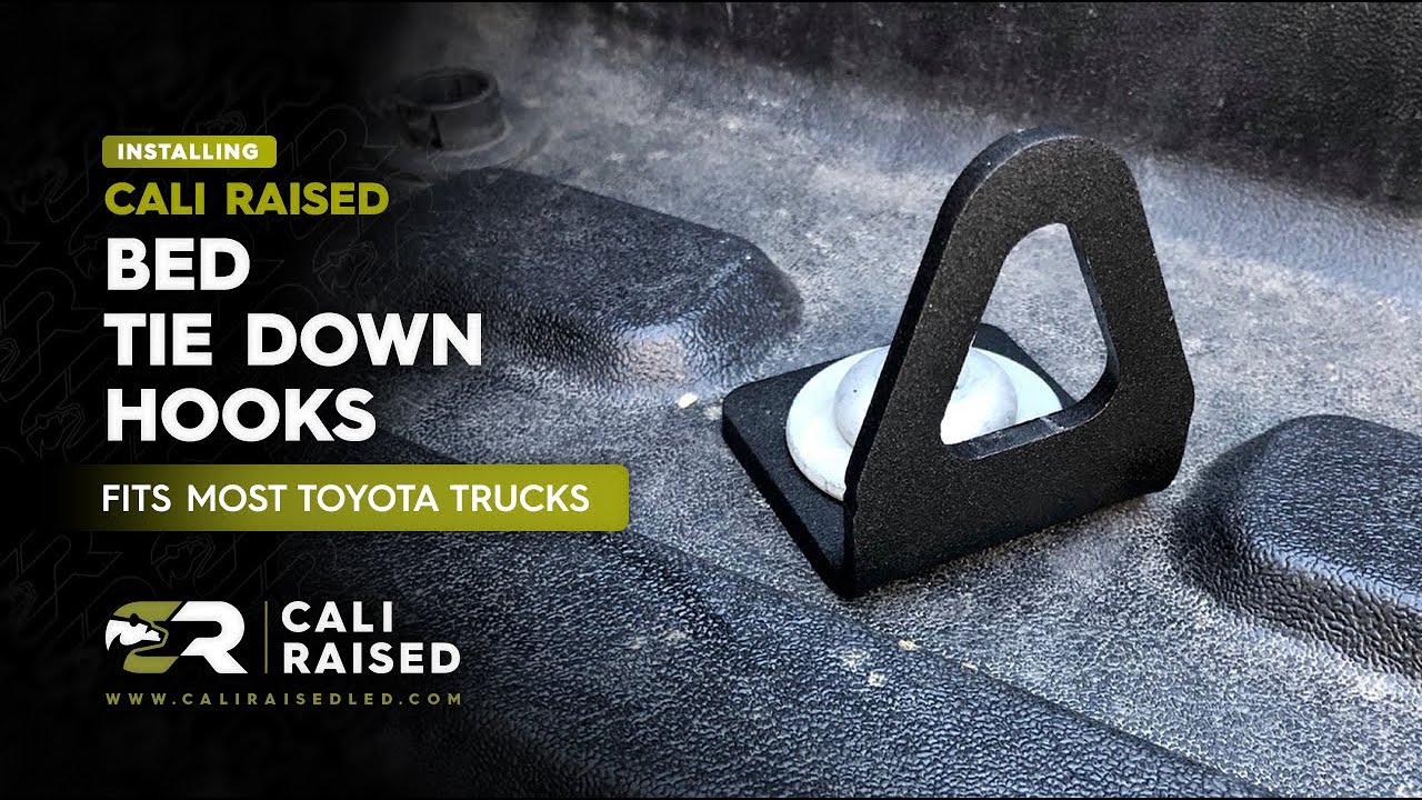 Как установить крюки для крепления кузова на Toyota Tacoma и Tundra | Cali Raised