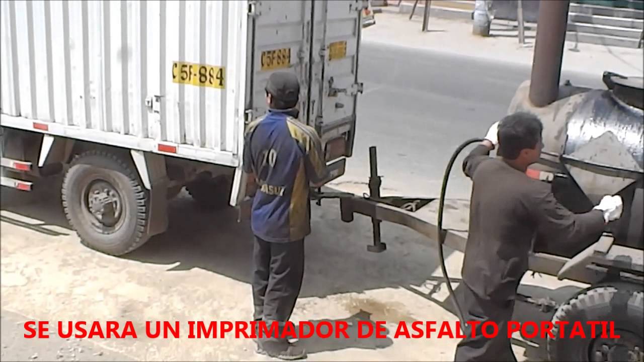 SERVICIO DE IMPRIMACION ASFALTICA -  GOBIERNO REGIONAL DE LIMA