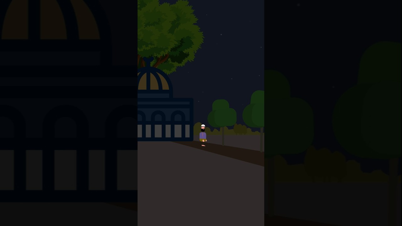 The Reward of Finishing Taraweeh with Imam (Authentic Hadith) #shorts #hadith #taraweeh