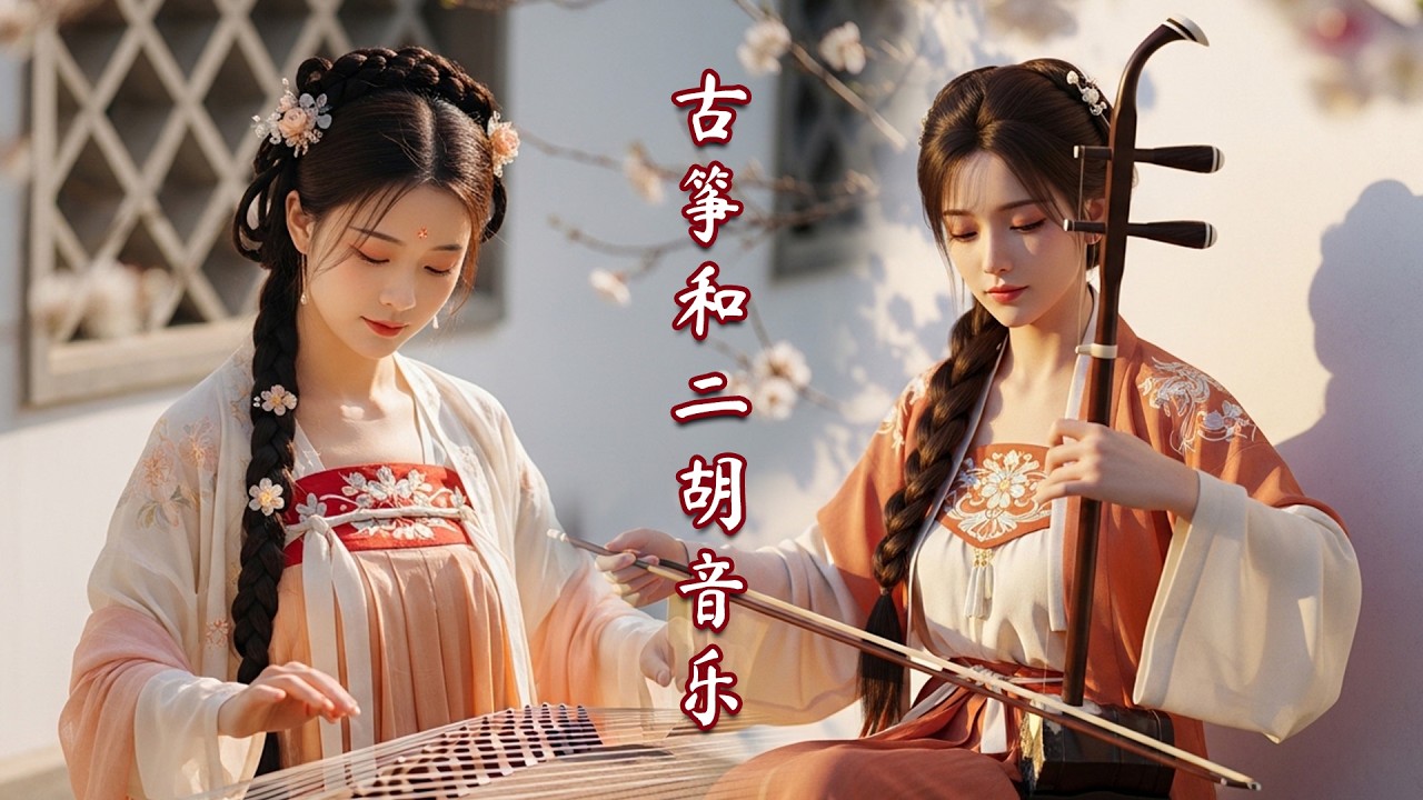 Classic Chinese Guzheng & Erhu Music 🧘 Relax Your Mind | Calm, Peaceful, Stress Relief Music