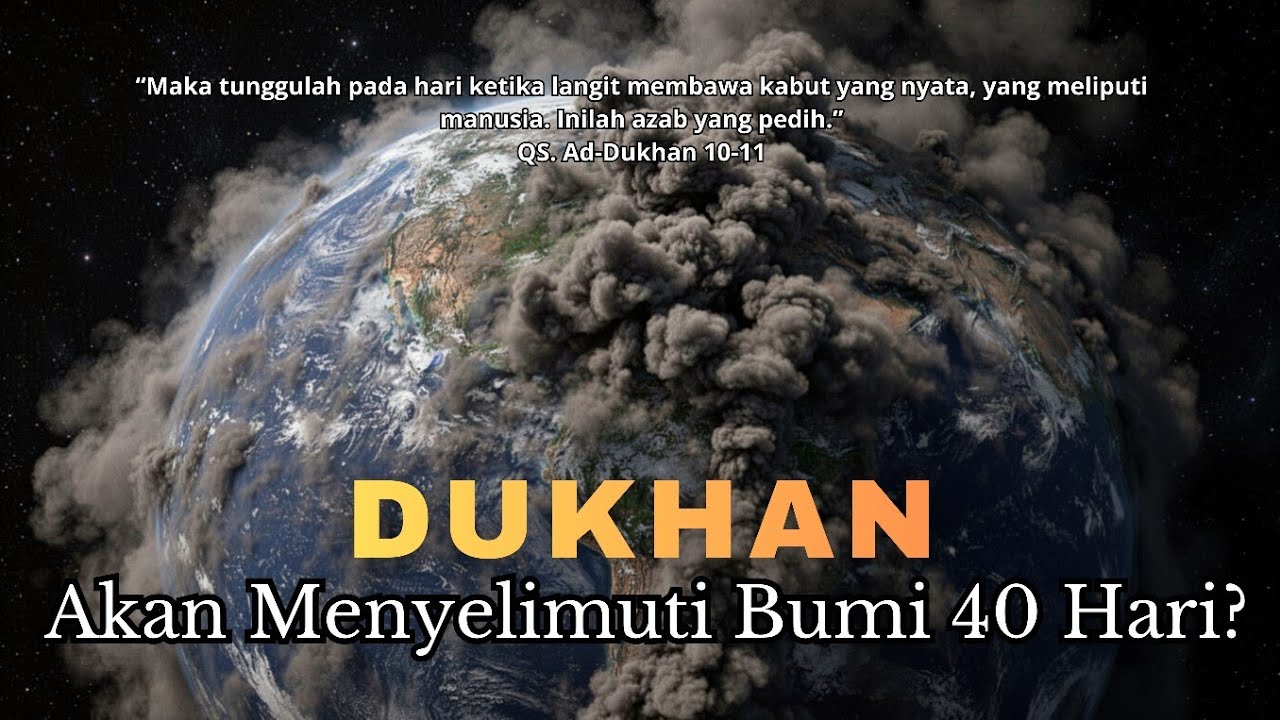 Dukhan Akan Menyelimuti Bumi 40 Hari? Inilah Penjelasan Ulama Tentang Asap Tanda Besar Kiamat