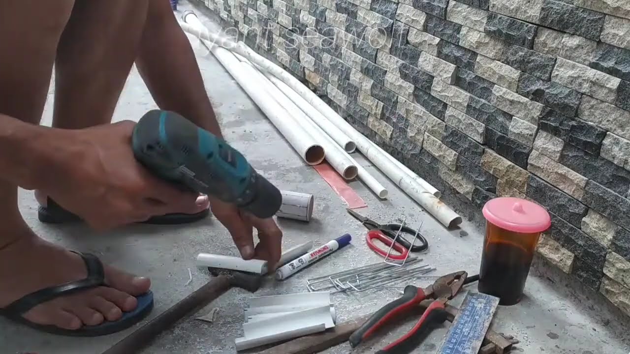 Kincir air dari paralon untuk kolam ikan mini || memanfaatkan paralon bekas
