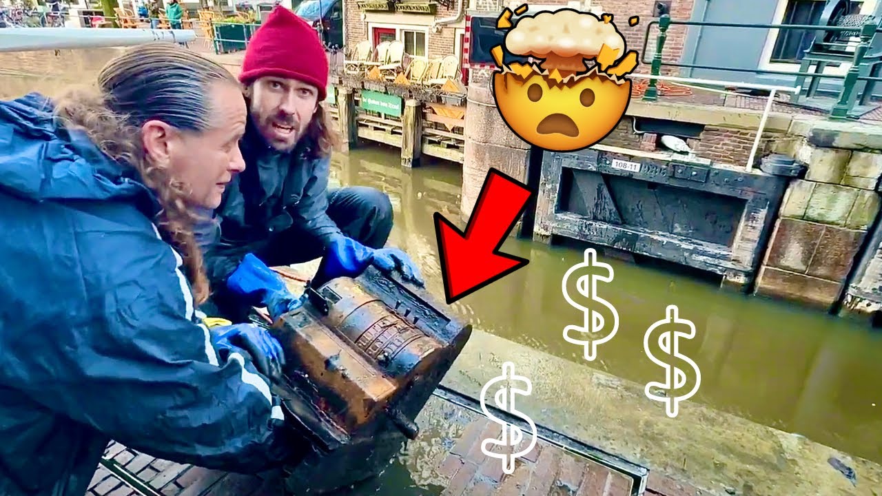 ¡Imanes Gigantes sacan Tesoros del canal de Ámsterdam!