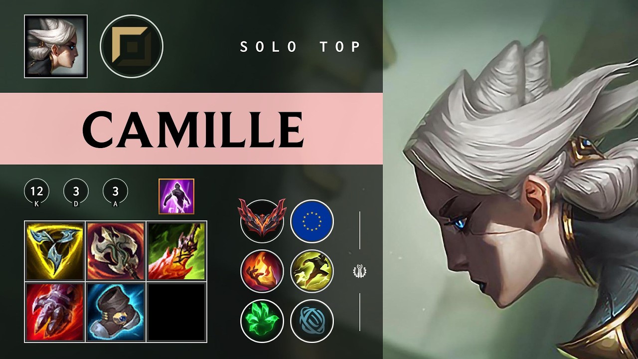 Camille Top vs Fiora - EUW Grandmaster Patch 26.07