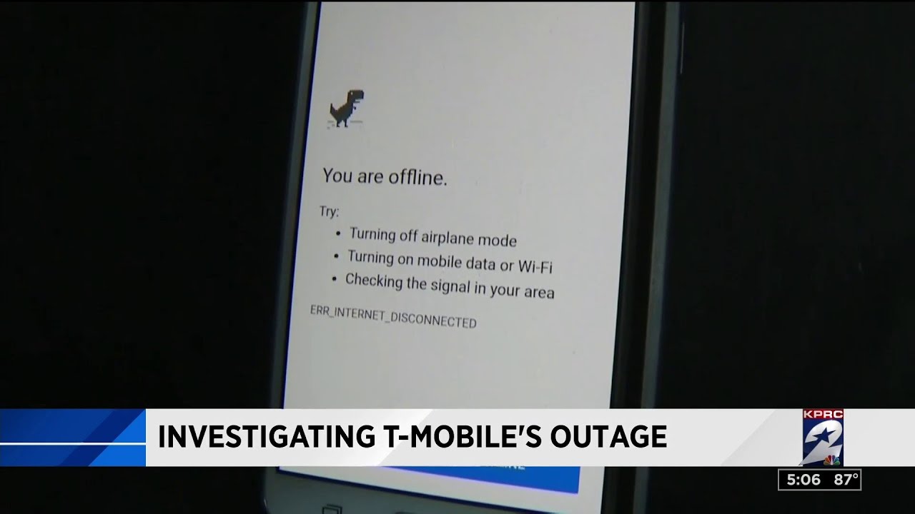 Investigating T-Mobile's outage