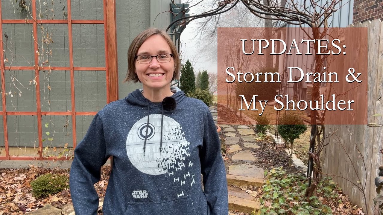 Новости: Проект по ливневой канализации — у меня во дворе флаги! И моя травма плеча.