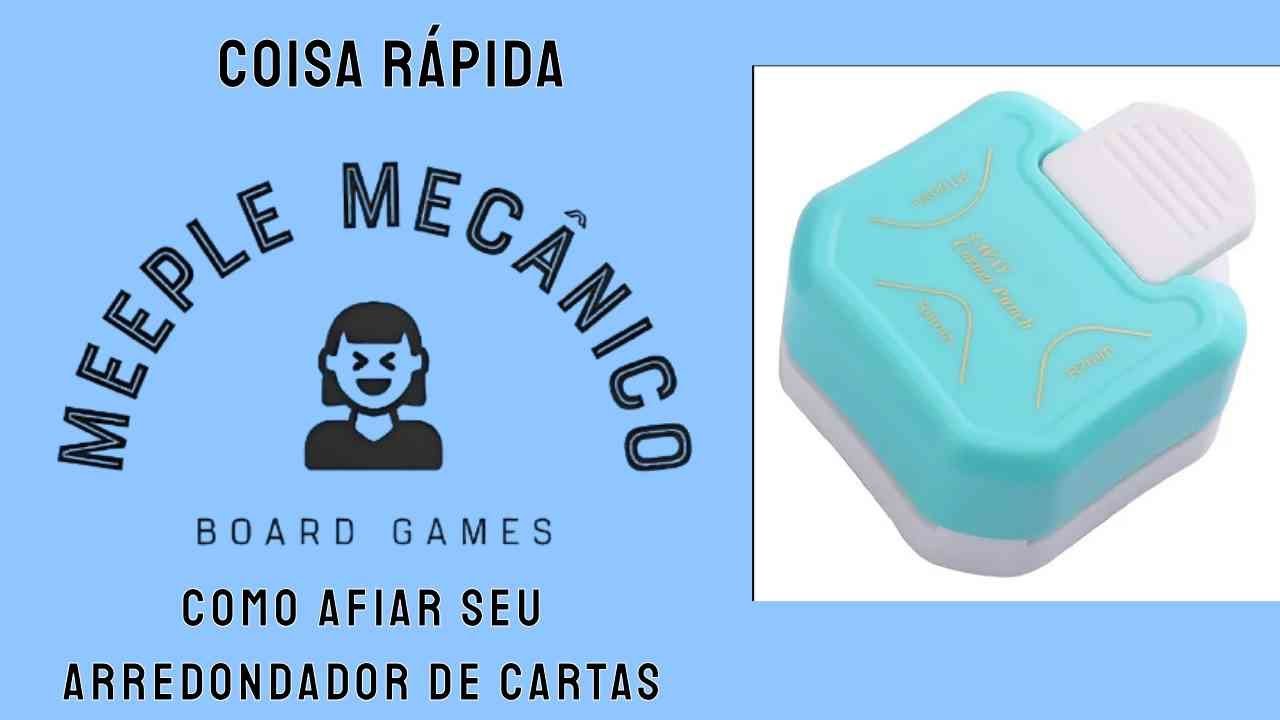 N&Atilde;O COMPRE OUTRO!  Aprenda 2 FORMAS F&Aacute;CEIS de AFIAR SEU ARREDONDADOR de CARTAS (Card Corner Rounder)
