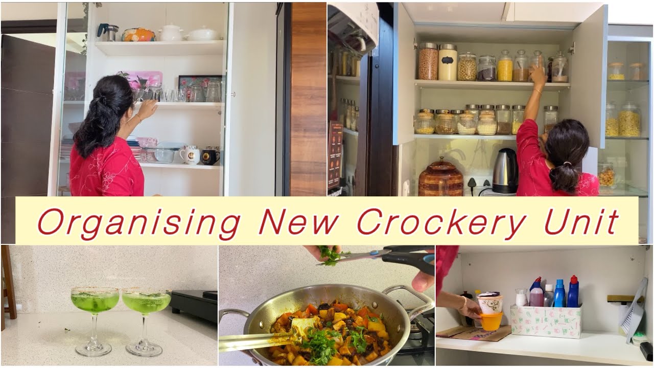 New Crockery Unit Tour 2024 | Grocery Management | Budget List | Day In My Life | #tour