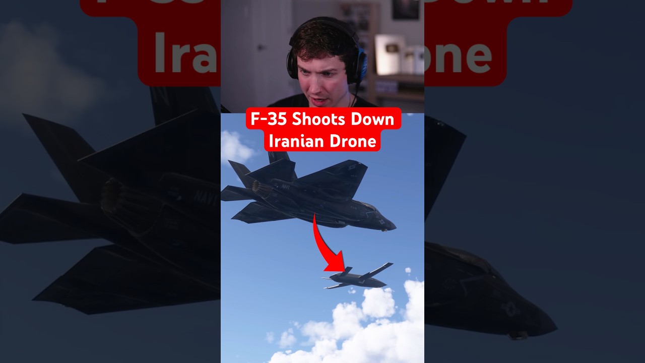 F-35 Shoots Down Iranian Drone