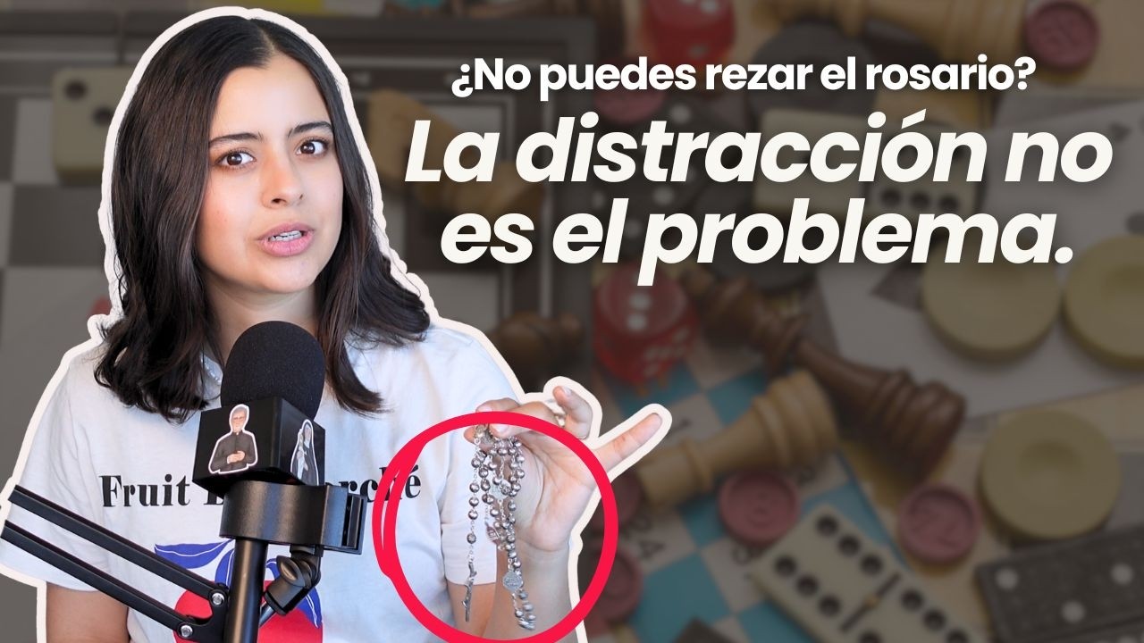 Si te distraes al rezar el Rosario, este video es para ti.