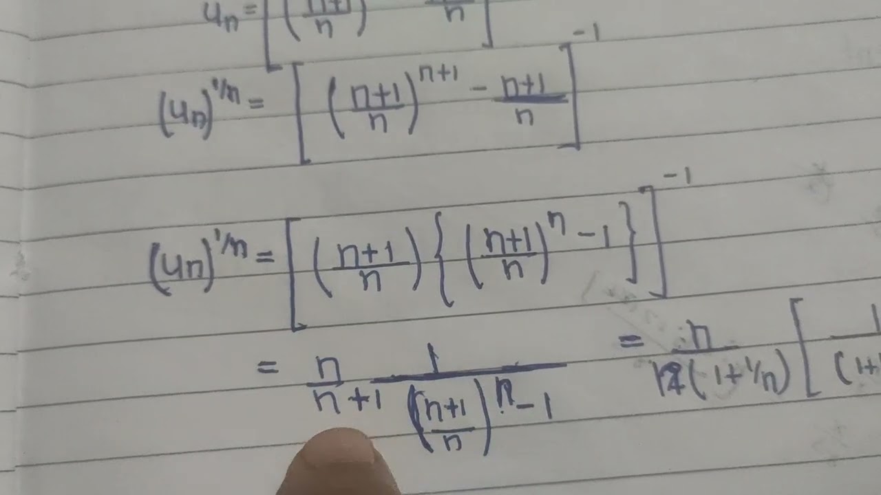 Cauchy root test