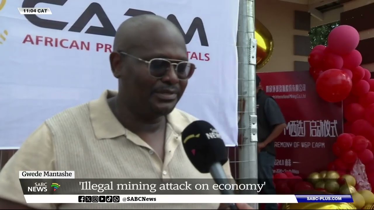 Illegal mining attack on the economy: Mantashe