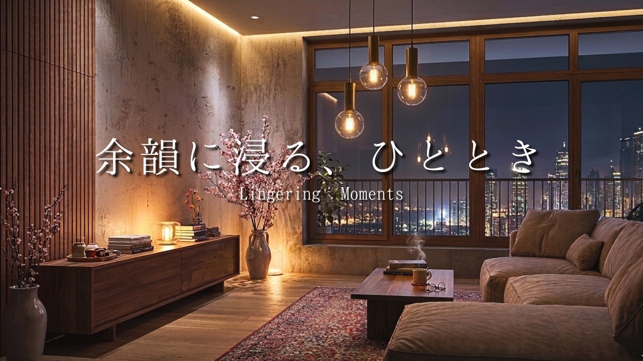 【BGM】余韻に浸る、ひととき。心穏やかな夜のピアノBGM / Lingering Moments - Relaxing Piano for Peaceful Nights